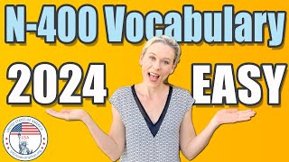 2024 N400 Vocabulary Definitions  EASY amp SIMPLE  US Citizenship Interview [upl. by Arraeis]