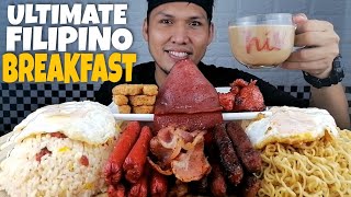 ULTIMATE FILIPINO BREAKFAST  MUKBANG PHILIPPINES [upl. by Eniamart]