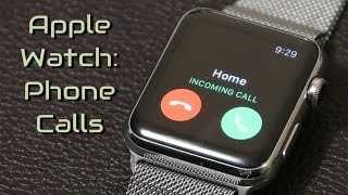 Apple Watch How to Make and Recieve Phone Calls [upl. by Eilujna]