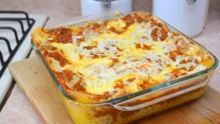 COMO HACER LASAGNA LASAÑA MUY FACIL  Recién Cocinados [upl. by Pevzner]