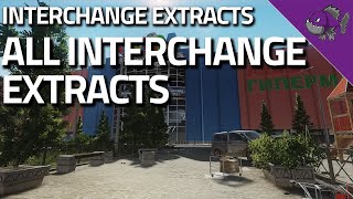 All Interchange Extracts  Extract Guide  Escape From Tarkov [upl. by Merna]