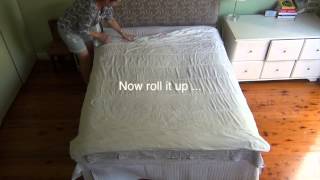 How to put a doona in its cover [upl. by Eniamaj214]