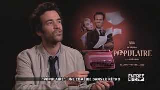 Romain Duris  film quotPopulairequot  Entrée Libre [upl. by Etteniotnna824]