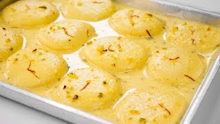 Rasmalai Halwai Style with Secrets  Bengali Rasomalai Recipe  CookingShooking [upl. by Iretak]