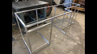 Enclosed trailer build  Episode 8  Cabinets [upl. by Atterbury433]