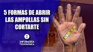 CÓMO ABRIR AMPOLLAS SIN CORTARTE🔪 [upl. by Chantal]