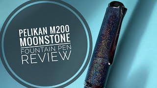 Pelikan M205 Moonstone fountain pen review 2020 Special Edition [upl. by Jenny]