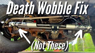 How to Fix Death Wobble Violent Steering Shake [upl. by Thun]