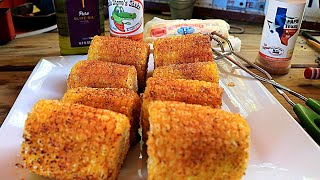 Air Fryer Corn on the Cob  Olive Oil VS Butter [upl. by Philis]