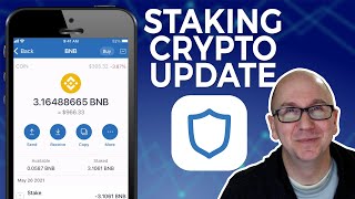 Trust Wallet Cryptocurrency Staking Rewards Update  Does it work [upl. by Akirehc]