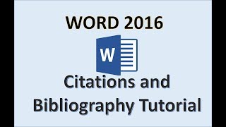 Word 2016  Bibliography References and Citation  How to Add Insert Make a Reference in Microsoft [upl. by Chernow]