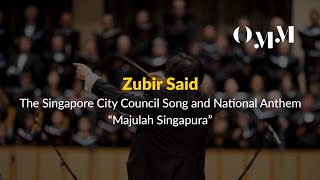 Zubir Said  The Singapore City Council Song and National Anthem quotMajulah Singapuraquot [upl. by Pownall]