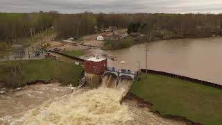 Smallwood Lake Dam Overflows After Edenville Dam Failure [upl. by Cathe]