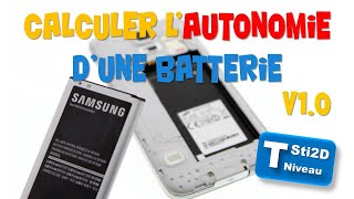 Calculer lautonomie dune batterie [upl. by Nallad]