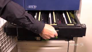 Xerox® Color C60 70 How to Repalce the Drum Cartridges [upl. by Dez3]