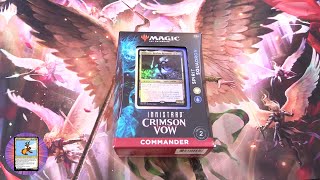 Innistrad Crimson Vow Commander Deck Spirit Squadron Unboxed [upl. by Gyimah]