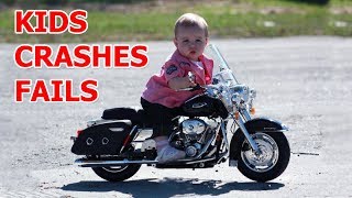 Kids fails on motorcycles 2017 [upl. by Akins]