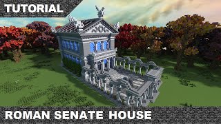 Minecraft Roman Senate House Tutorial amp Download part 1 [upl. by Neurath]