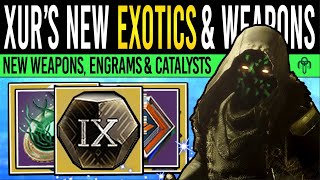 Destiny 2 XURS TASTY CATALYSTS amp RARE ARMOR Class Items Exotics Engrams amp Armor 27th Sept [upl. by Curzon]