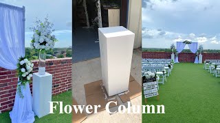 How to make Flower Stand Columns or Pedestals  DIY [upl. by Settera]