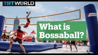 Bossaball at the Beach Volleyball World Champs 2017 in Vienna [upl. by Ahsaelat]