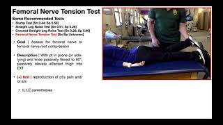 Femoral Nerve Tension Test  Rationale amp Interpretation [upl. by Ardene578]