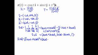 Curvature and Torsion Part 1 [upl. by Mendel510]