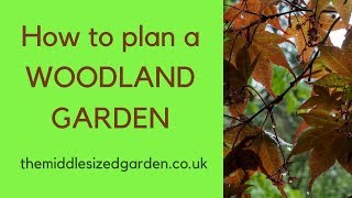 How to plan a woodland garden [upl. by Ahtnamys]