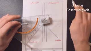 Technisches Zeichnen Teil 5 Die erste Technische Zeichnung Dreitafelprojektion [upl. by Magnum29]