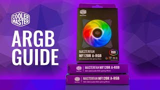 HOW TO Cooler Master ARGB Setup and Install Guide  MF120R ARGB [upl. by Nialb]