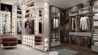 BEST 100 Modern Walkin Closet Design Ideas  Luxury Modern Interior Design [upl. by Nhepets]