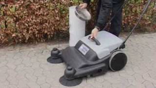 Nilfisk Sweeper  SM 800 demonstration [upl. by Ahseuqal]