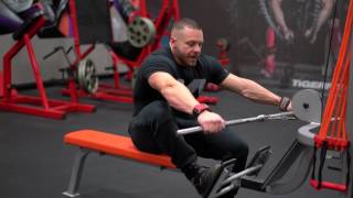 How to do a Wide Grip Seated Cable Low Row for a WIDE BACK  Tiger Fitness [upl. by Plerre]