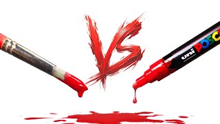 PAINT Vs PAINT PENS [upl. by Jorie]