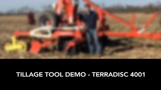 Tillage Tool Demo  TERRADISC 4001 [upl. by Aidualc248]