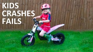 Kids fails on motorcycles 2018 [upl. by Tomasina]