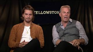 Kevin Costner amp Luke Grimes Talk New Series “Yellowstone” [upl. by Eenoj]