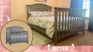 How to convert a crib into a full size bed [upl. by Addam]