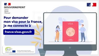 FranceVisas  Numériser vos documents pour faire votre demande de visa étudiant [upl. by Meesak]