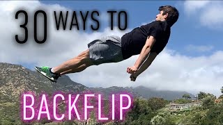 30 WAYS TO BACKFLIP [upl. by Zilvia546]