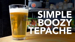 EASY Alcoholic TEPACHE Recipe  TWO WAYS  How to make simple Pineapple Mead with Piloncillo [upl. by Collum]