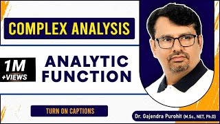 Complex Analysis  Analytic Function  Cauchy Riemann Equation BY GP sir [upl. by Janine]