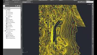 Civil 3D  Creating a surface from existing contours Polylines [upl. by Gayleen]