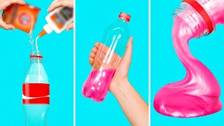 Super Fast Slime Recipe DIY 30 SECONDS Bottle Slime [upl. by Nemajneb]