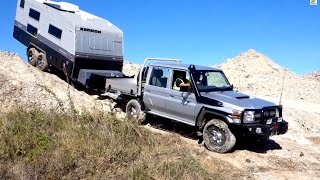 TOYOTA LC70  KEDRON  OFFROAD TOWING DISPLAY [upl. by Spiegleman56]