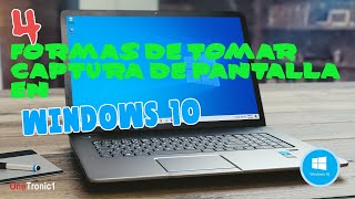 4 formas de tomar captura de pantalla en windows 10 PC  Laptop [upl. by Jd]