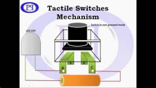 Tactile switch working with animation [upl. by Maddi226]