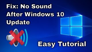 How to Fix No Sound After Windows 1011 Update  Sound Missing 2025 Solved [upl. by Gilman]