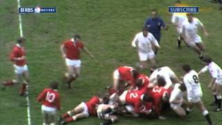 Jonathan Davies Dream Debut for Wales Wales v England 20th April 1985 [upl. by Dnalerb]