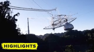 Watch the Arecibo Observatorys catastrophic collapse [upl. by Nileuqaj]